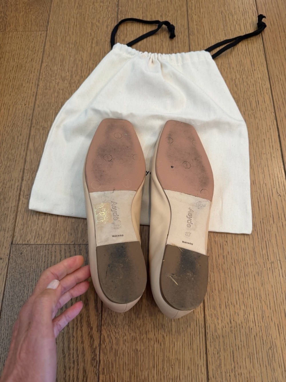 Aeyde Matti Ballerina Shoes Sz 37 - Picture 7 of 8